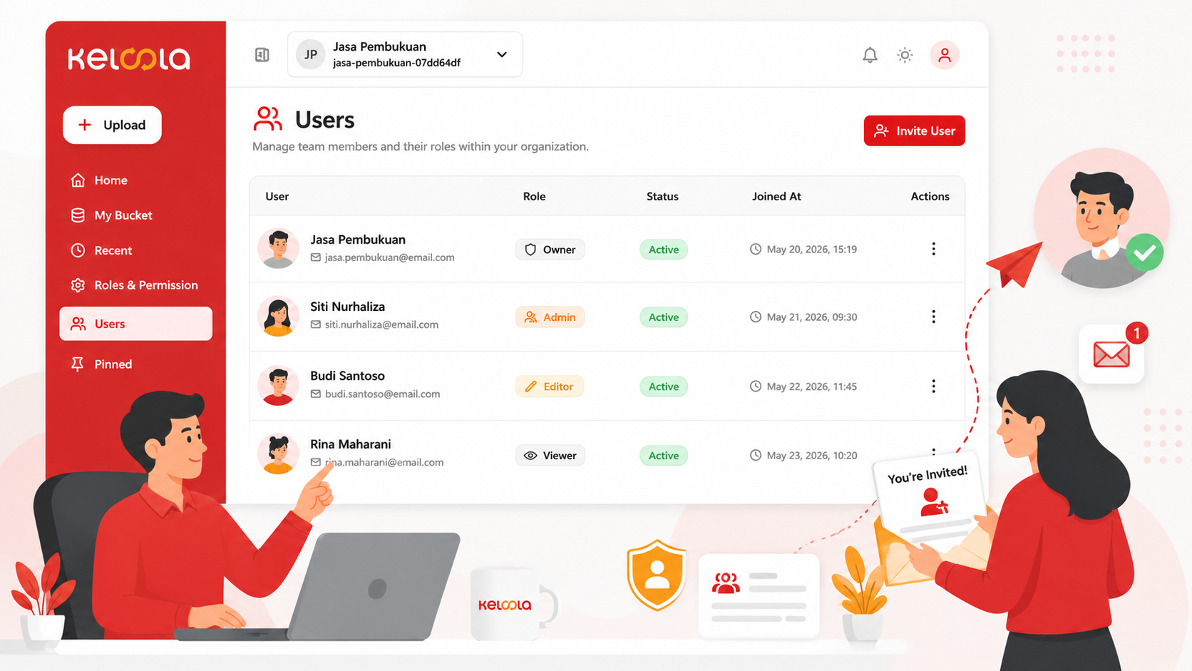 Cara Menambahkan User Baru di Keloola File